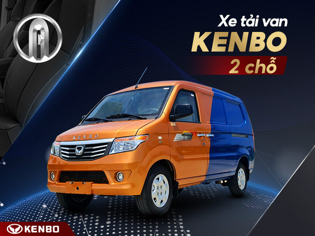 Xe tải van Kenbo 2 chỗ tải trọng 945kg