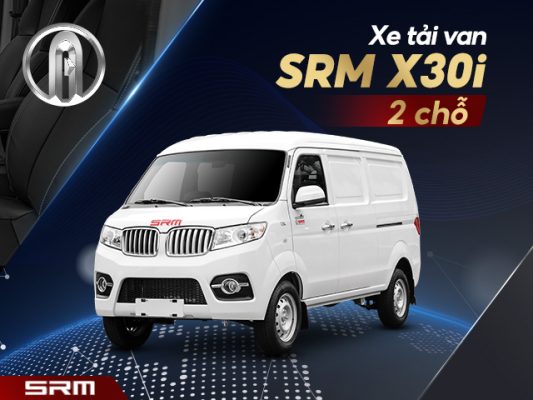 Review xe van chở hàng SRM X30i 2 chỗ 945kg