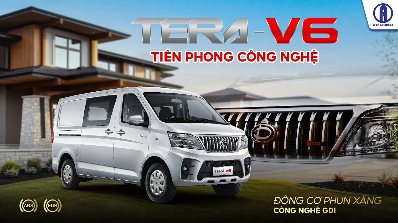 Xe tải van Tera V6 2 chỗ 945kg thumbnail