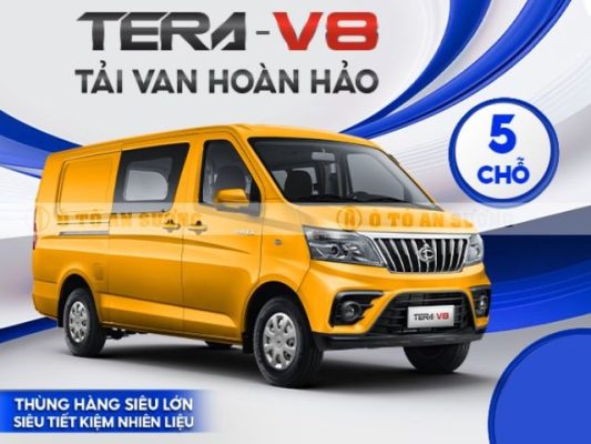 Đánh giá xe tải van Tera V8 5 chỗ mới nhất 2025