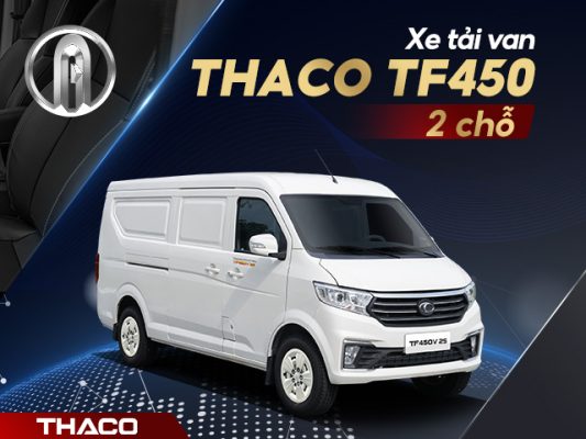 Đánh giá xe tải van Thaco Frontier TF450 2 chỗ 945 kg