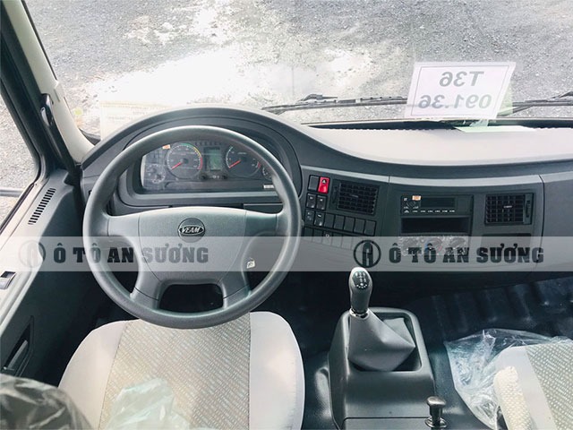 Nội thất xe thoải mái cho tài xế