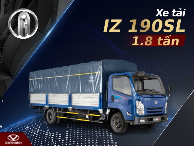 Xe tải Đô Thành IZ190SL tải trọng 1T8