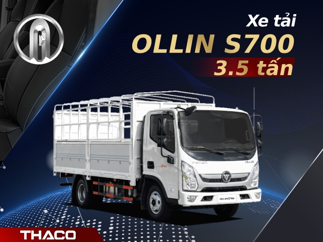 Xe tải Thaco Ollin S700 tải trọng 3,5 tấn