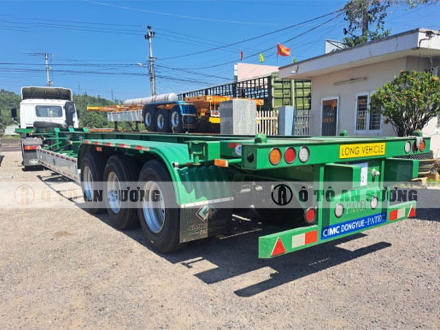 Moóc cổ cò CIMC 45 Feet tương thích nhiều dòng đầu kéo