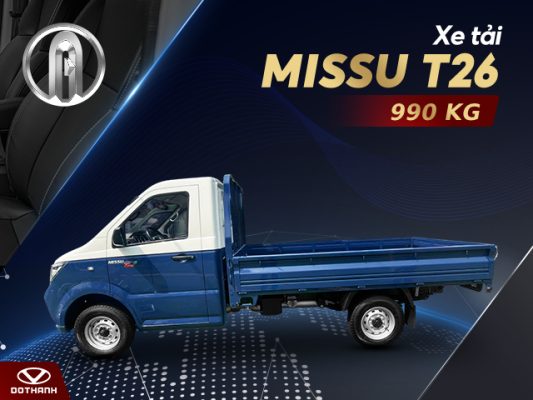 Xe tải Đô Thành T26 Missu 990kg