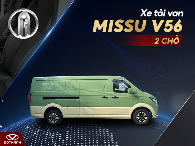 Xe van Đô Thành V56 Missu 2 chỗ bền tiết kiệm nhiên liệu