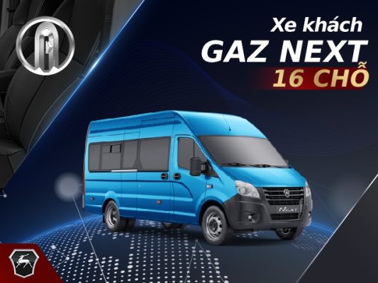 Xe khách 16 chỗ GAZ sản xuất theo tiêu chuẩn Châu Âu