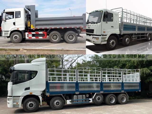 Xe tải CAMC 3 chân, 4 chân và 5 chân