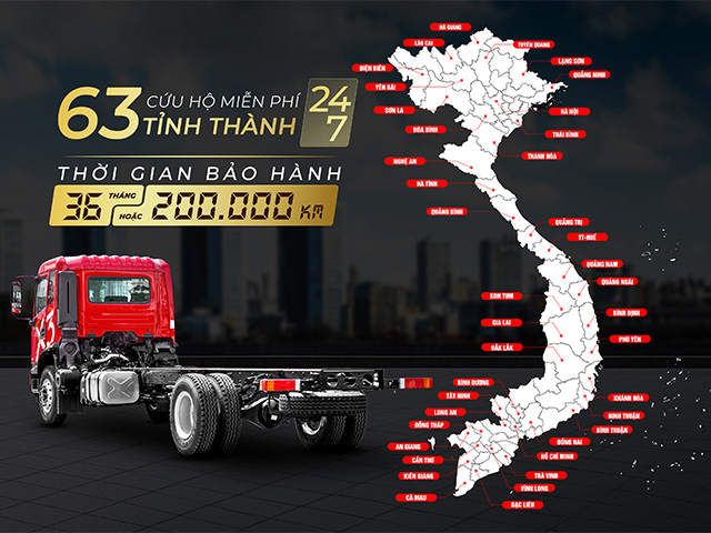 Xe tải Dongfeng X3 180HP thùng 10m tối ưu chi phí vận hành