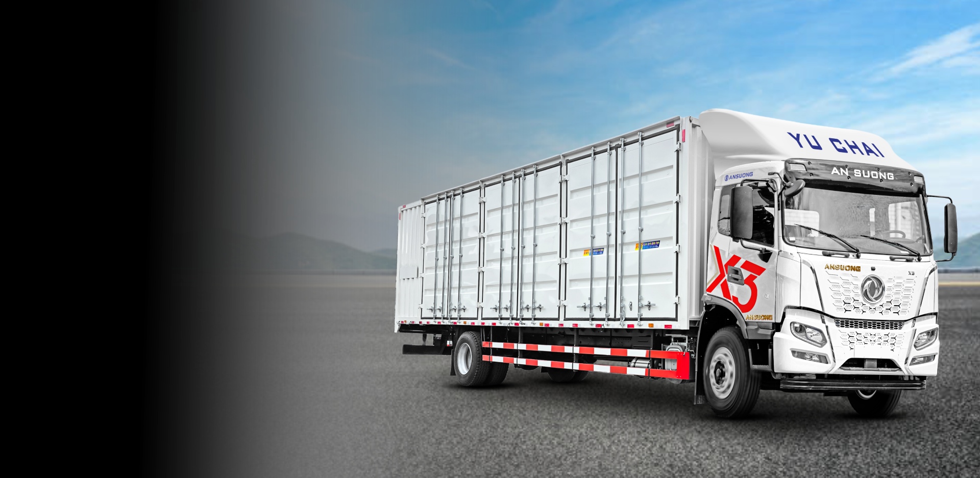 Xe dongfeng x3 180hp thùng container nhập khẩu 10m