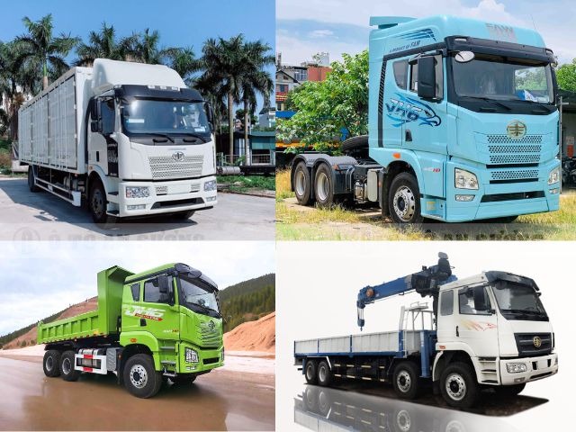 Faw sản xuất và phân phối đa dạng các dòng xe thương mại tại nước ta