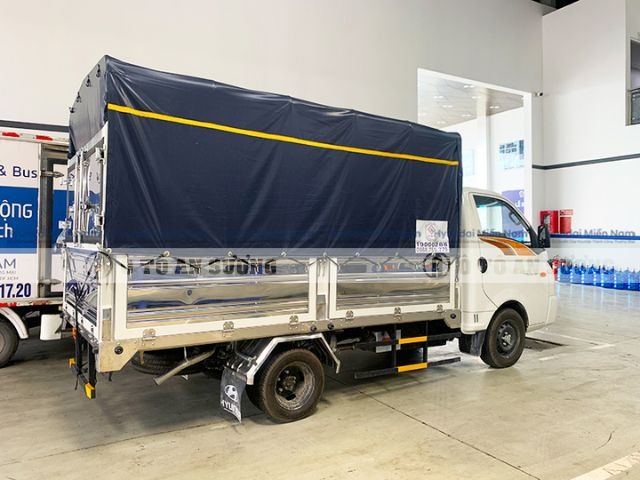 Xe tải Hyundai Porter H150 sở hữu thùng hàng rộng rãi