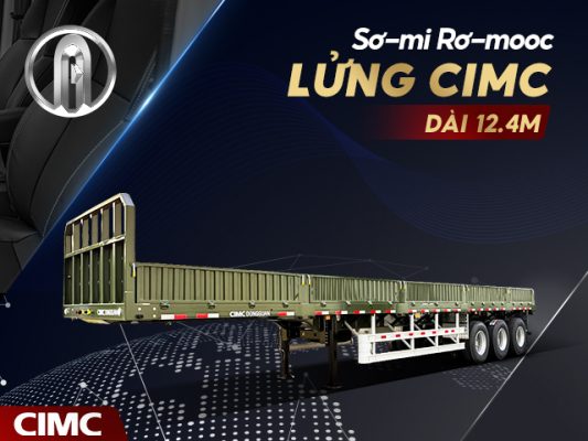 Khám phá rơ moóc lửng dài 12m4 CIMC