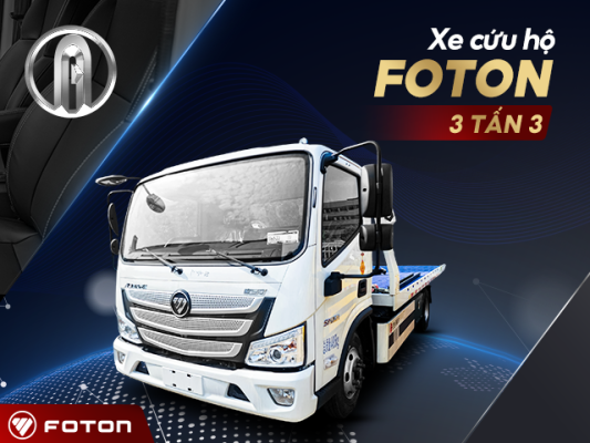 Xe cứu hộ 2 chức năng Foton 3t3 thùng 5m8 động cơ Cummins