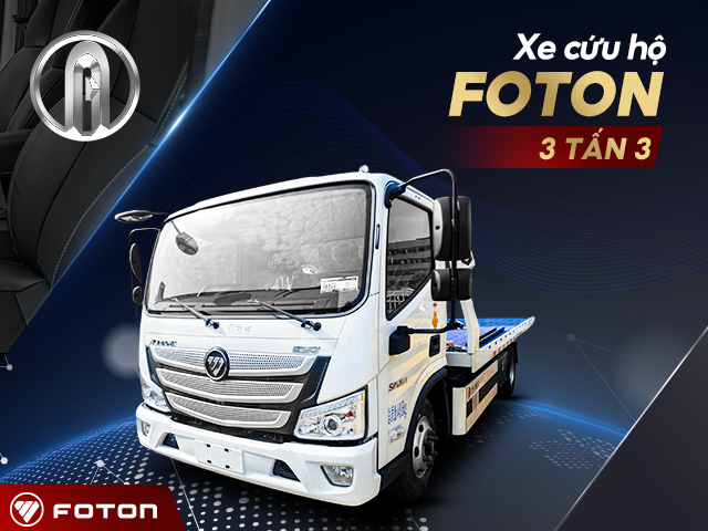 Xe cứu hộ 2 chức năng Foton 3t3 thùng 5m8 động cơ Cummins