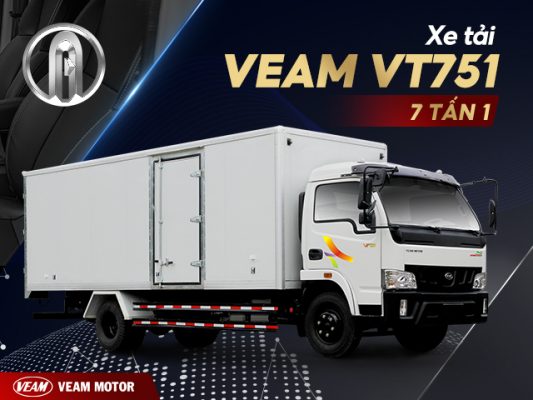 Đánh giá chi tiết xe tải veam VT751 tải 7.1 tấn