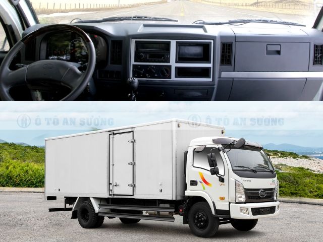 Xe tải veam 7T1 VT751 sở hữu khoang cabin rộng rãi