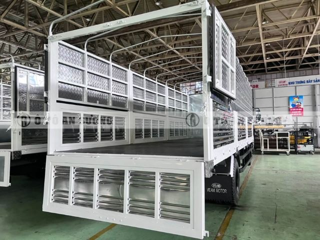 Xe tải Veam 7T1 VT751 sở hữu kích thước thùng dài 6m