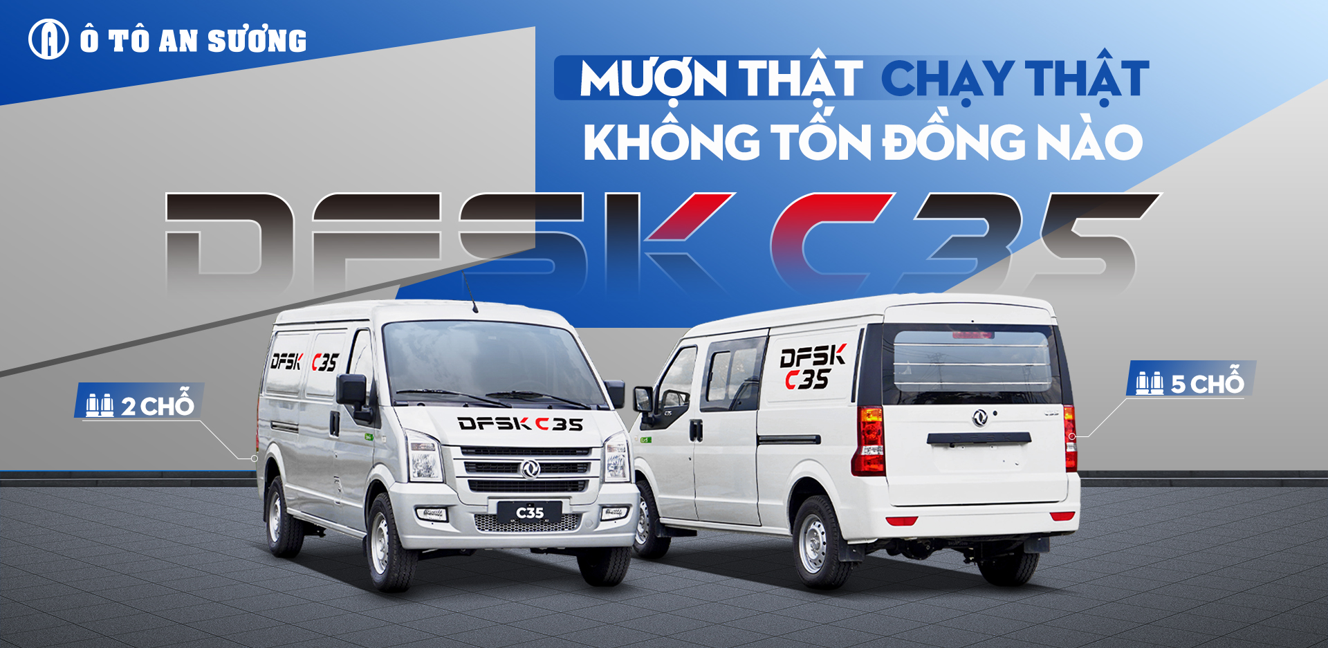 Mượn xe DFSK C35 0 đồng