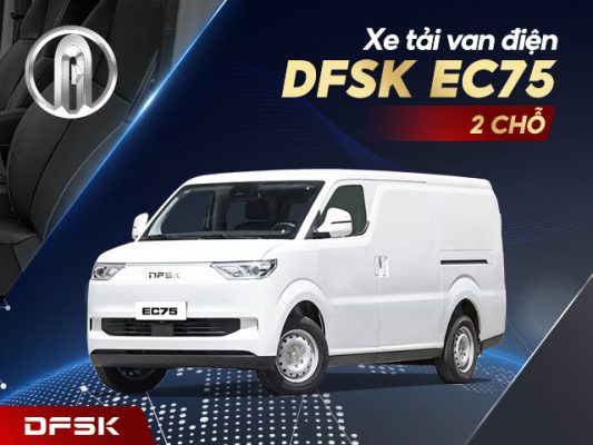 Xe tải van điện DFSK EC75 2 chỗ đáng mong chờ