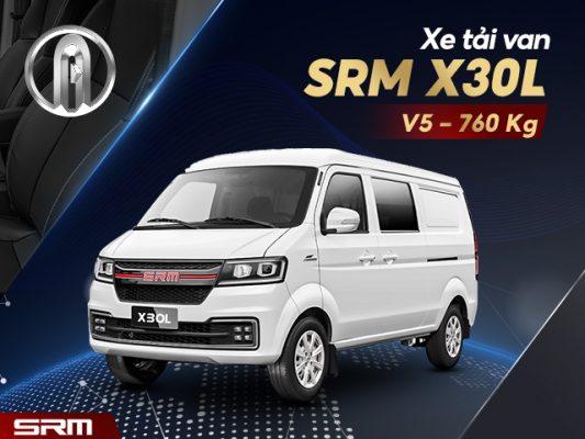 Xe van SRM X30L V5 vừa chở người, vừa chở hàng là sản phẩm mới của SRM