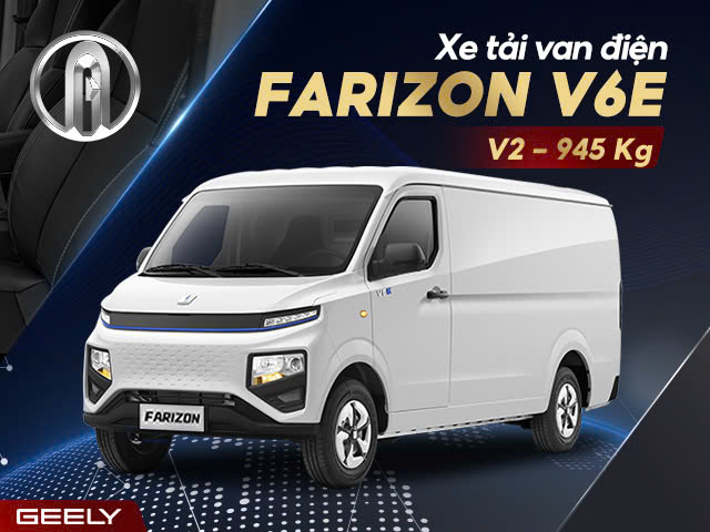 Xe van điện Farizon V6E 2 chỗ là sản phẩm chiến lược đến từ thương hiệu Geely Farizon danh tiếng.