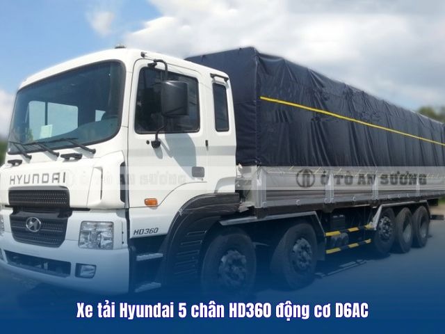 Xe tải Hyundai 5 tấn HD360 động cơ D6AC