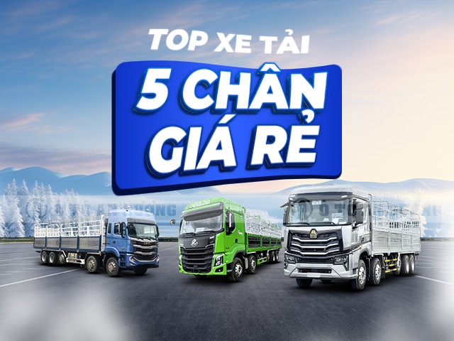 Top xe tải 5 chân giá rẻ