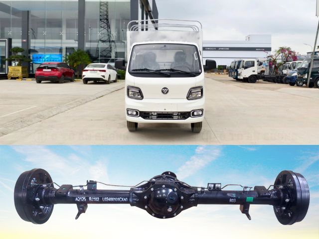 Xe Foton T25S sử dụng động cơ xăng DAM15R 1.5L