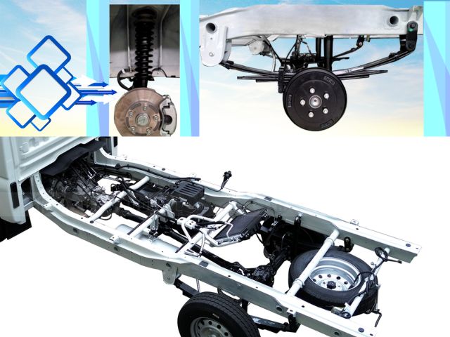 Khung gầm chắc chắn thiết kế dạng chassis liền khối