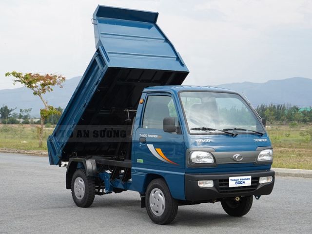 Xe ben Thaco Towner 800A thùng dài 2m1