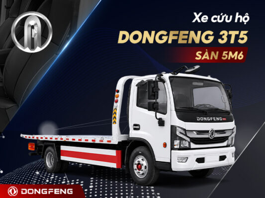 Xe cứu hộ 2 chức năng Dongfeng 3T5 sàn 5m6