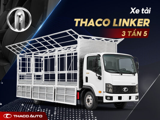 Xe tải Thaco Linker 3t5 T2 6.9 thùng dài 6m3