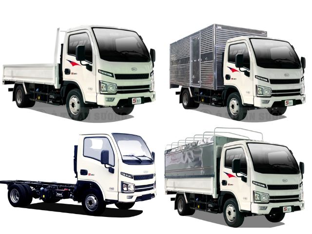 Các kiểu thùng xe tải Veam 1t5 S80