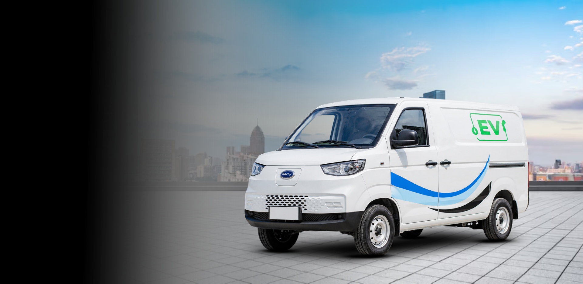 Xe van điện Veam Karry E5 2 chỗ 945kg