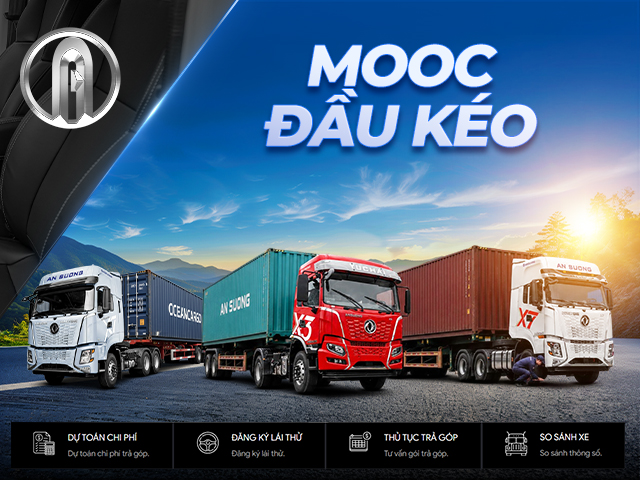 Các loại mooc đầu kéo để kéo Container phổ biến nhất