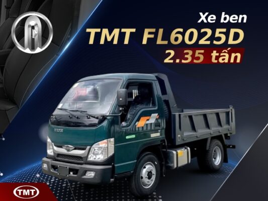 Xe ben TMT FL6025D 2T35 E5 thùng tự đổ 2.6m bản không điều hoà