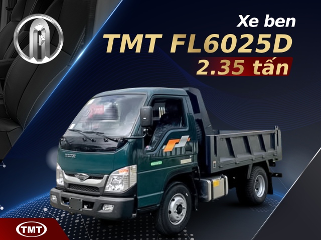 Xe ben TMT FL6025D 2T35 E5 thùng tự đổ 2.6m bản không điều hoà