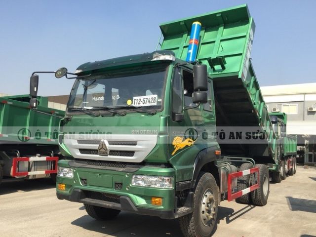 Xe ben Howo 8 tấn 190HP cầu dầu