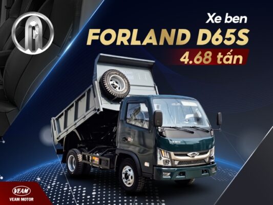 Xe ben Veam Forland D65s tự đổ 4.68 tấn