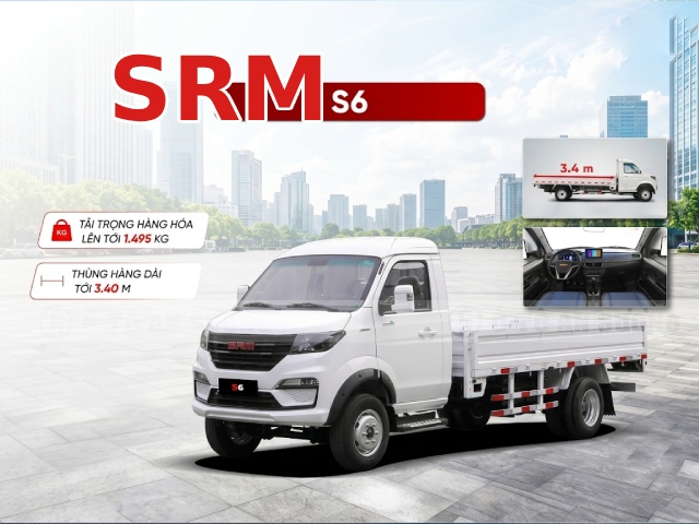 SRM S6 thùng lửng