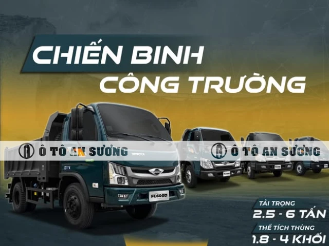 Xe ben TMT FL là chiến binh cho các tài xế lái xe ben