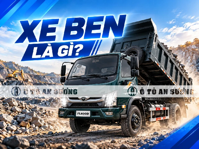 Xe ben còn tên gọi khác xe tải ben, xe tải tự đổ