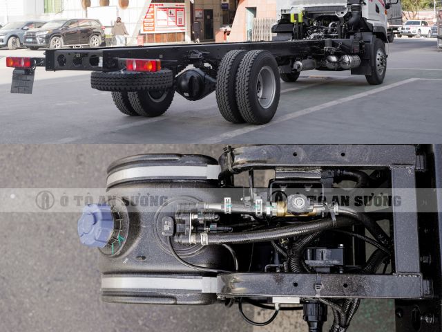 Khung chassis bền bỉ tăng khả năng chịu tải khi khai thác lâu dài