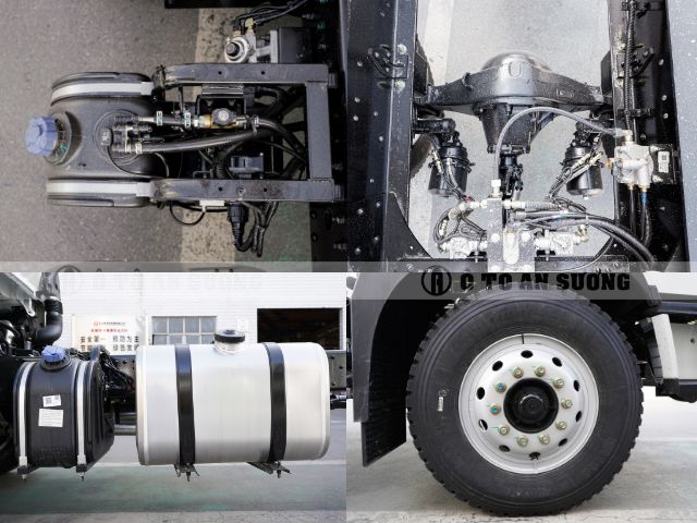 Hệ thống khung gầm và cầu của Dongfeng X950 Pro