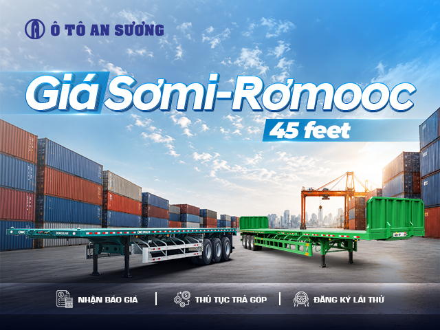 Cập nhật giá rơ moóc 45 feet