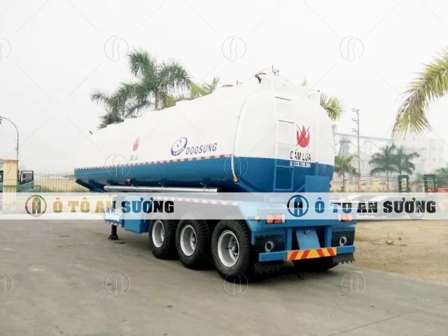 Giá romooc chở xăng dầu Doosung 40 khối 6 khoang