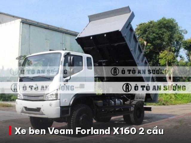 Giá xe ben Veam Forland X160 2 cầu 8.2 tấn và thông số