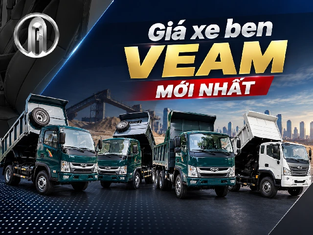 Giá xe ben VEAM mới nhất bao nhiêu